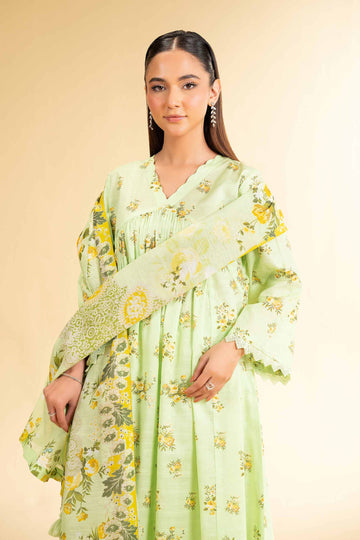 Nishat Linen 3 Piece - Digital Printed Suit - 42501675 Online Shopping